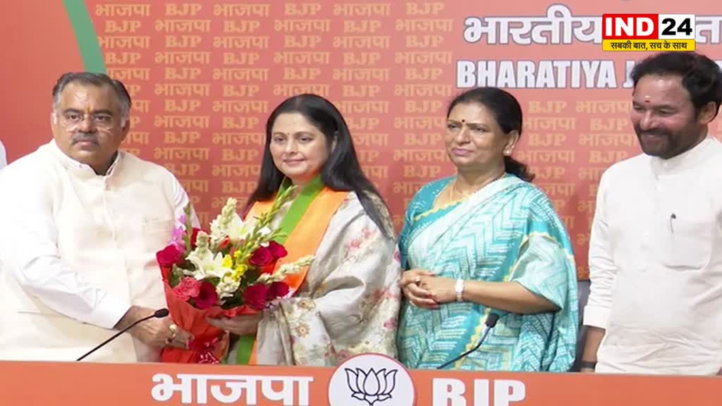  तेलुगू अभिनेत्री जयसुधा हुई BJP में शामिल, कई सुपरस्टारों के साथ काम कर चुकी हैं