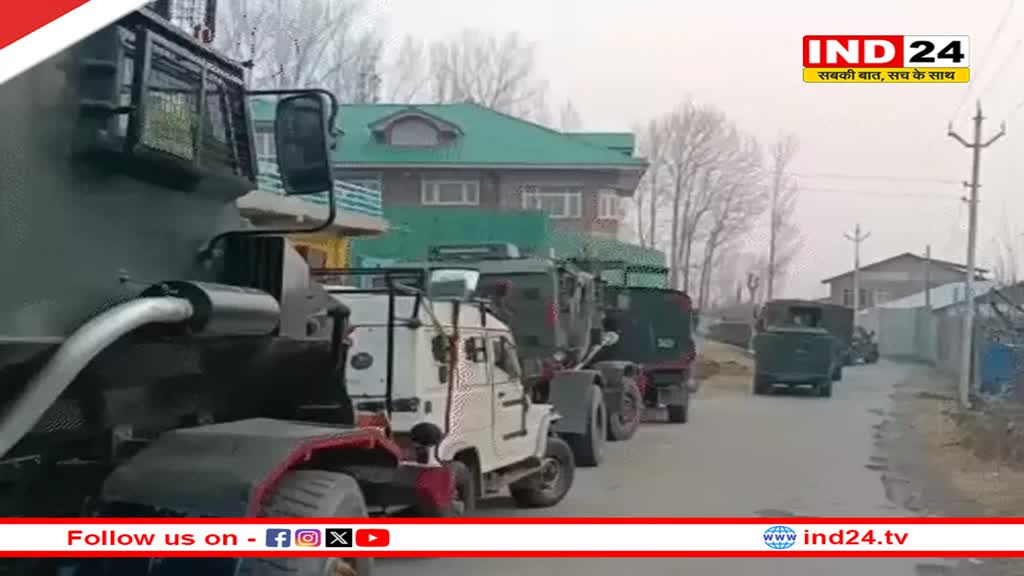 कुलगाम में सुरक्षाबलों और आतंकियों के बीच मुठभेड़, 5 आतंकी ढेर