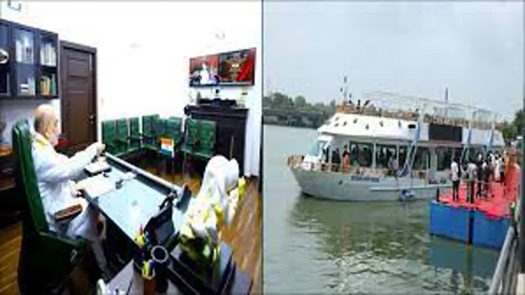 गृह मंत्री Amit Shah ने साबरमती रिवरफ्रंट पर फ्लोटिंग रेस्तरां क्रूज का किया उद्घाटन, मिलेगी बेहतरीन सुविधाएं 