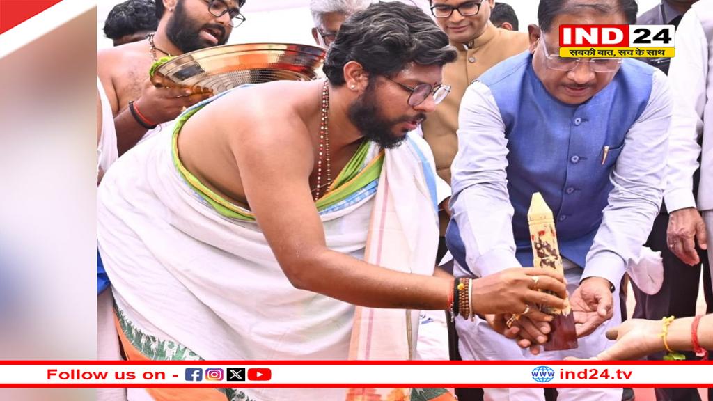 सीएम साय ने सेमीकंडक्टर प्लांट का किया भूमिपूजन, ई ऑटो सेवा भी शुरू