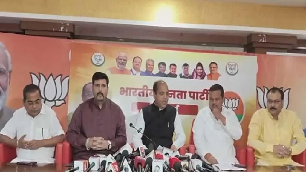 CG NEWS : हिमाचल प्रदेश के पूर्व मुख्यमंत्री जयराम ठाकुर ने कांग्रेस की घोषणाओं पत्र पर कसा तंज, कहा  कांग्रेस की ये गारंटी अभी तक पूरी नहीं हुई।