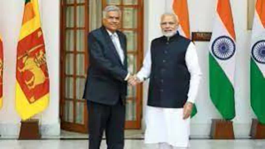श्रीलंका के राष्ट्रपति रानिल विक्रमसिंघे ने पीएम मोदी से की मुलाकात, कई मुद्दों पर हुई चर्चा