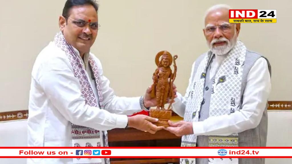 वसुंधरा के बाद सीएम भजनलाल शर्मा ने की पीएम मोदी से मुलाकात, सियासी हलचल तेज