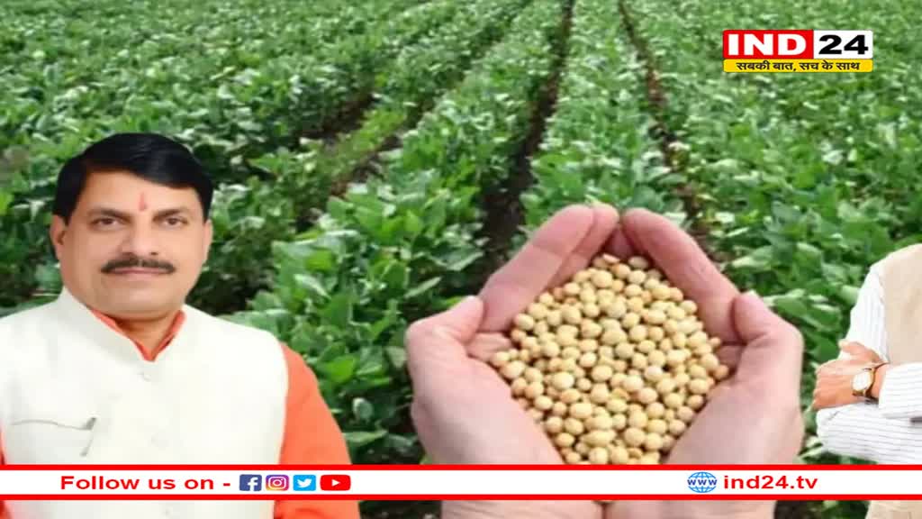 एमपी के सोयाबीन किसानों के लिए बड़ी खबर, इस दिन एमएसपी में खरीदी जाएगी सोयाबीन