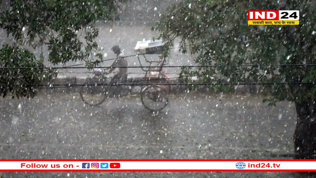 मध्यप्रदेश के रीवा, सीधी समेत इन जिलों में बारिश-ओलावृष्टि के आसार