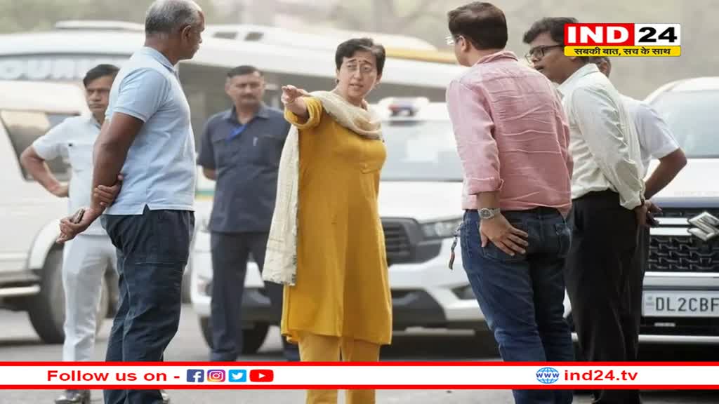 CM आतिशी ने मंत्रियों के साथ किया सड़कों का निरीक्षण