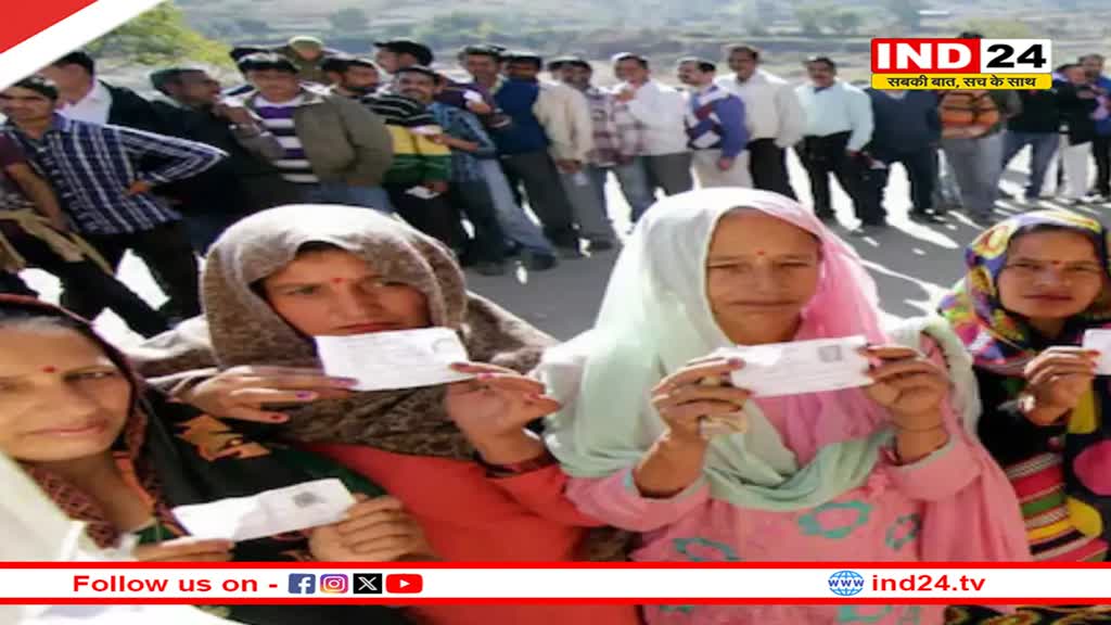 जम्मू-कश्मीर में वोटिंग का दूसरा फेज,दोपहर 3 बजे तक 46% मतदान 