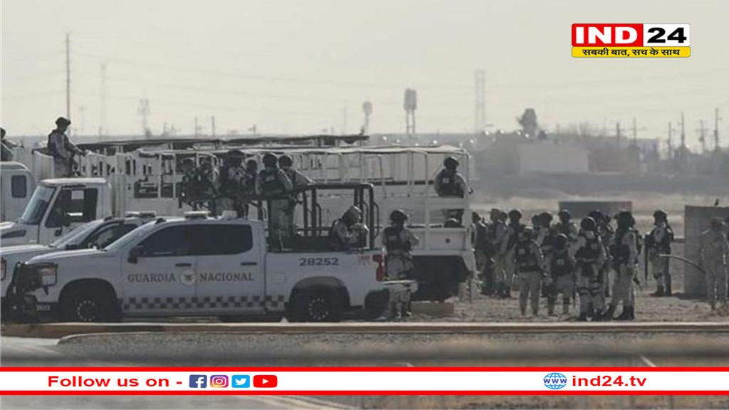 ट्रंप की धमकी के बाद मेक्सिको अलर्ट, अमेरिका से लगी सीमा पर 10 हजार सैनिक किए तैनात