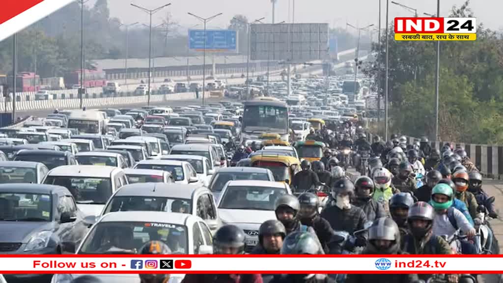 प्रदर्शनकारी किसानों को नोएडा में रोका, भारी ट्रैफिक जाम, जानिए क्या हैं मांगें