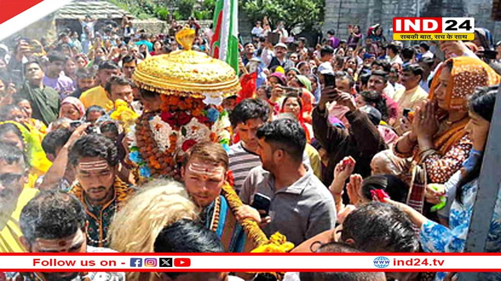 भगवान रुद्रनाथ की उत्सव डोली गोपीनाथ मंदिर से धाम के लिए रवाना, 18 मई को खुलेंगे कपाट