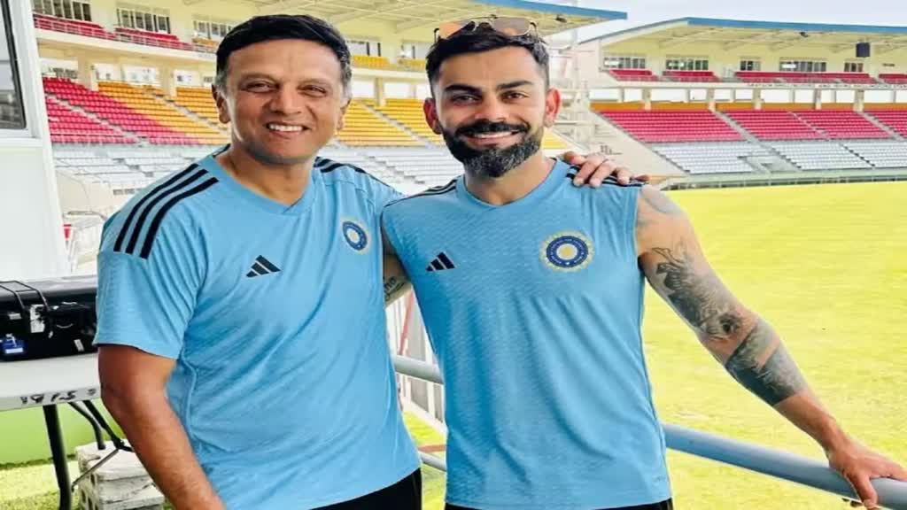 Ind vs WI: विराट कोहली ने राहुल द्रविड़ के साथ शेयर की फोटो, 2011 के डोमिनिका टेस्ट को किया याद