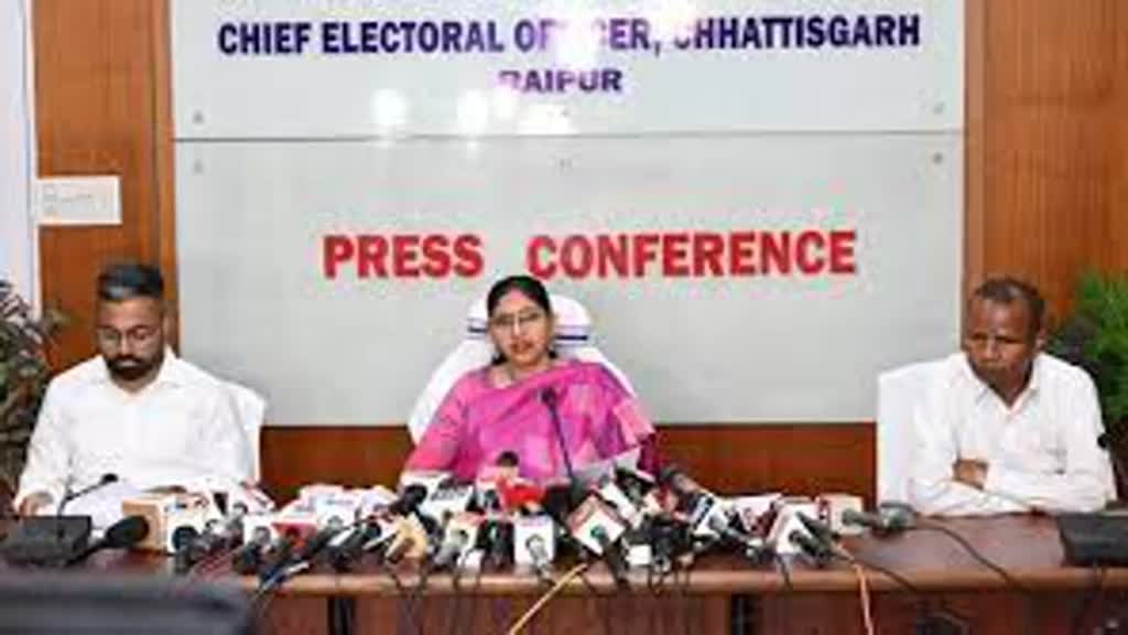 CG NEWS : मुख्य निर्वाचन अधिकारी ने पत्रकार वार्ता कर मतगणना सम्बन्धी दी जानकारी,....