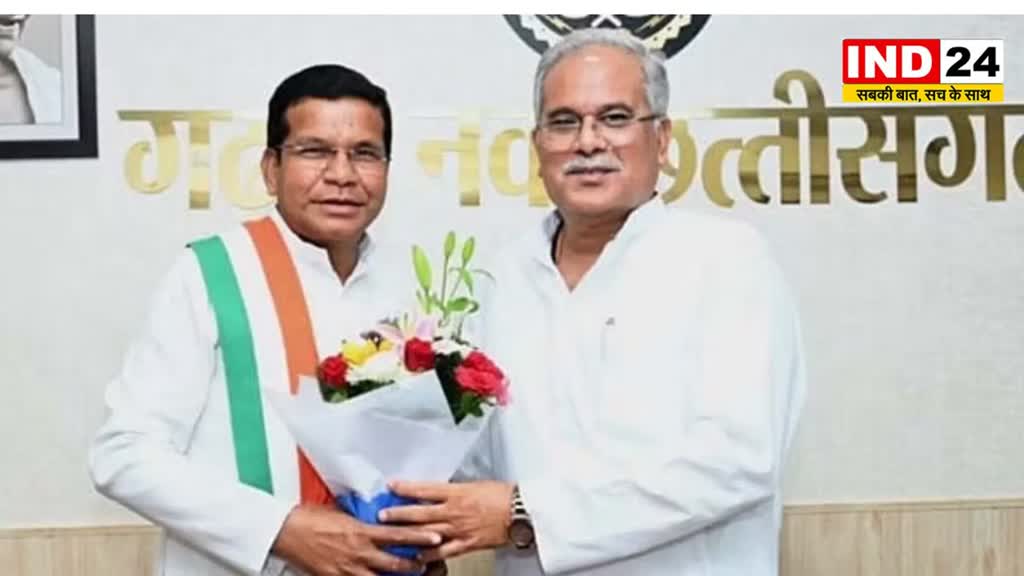 CG NEWS : मोहन मरकाम आज राजभवन में लेंगे मंत्री पद की शपथ, मिल सकता है शिक्षा विभाग