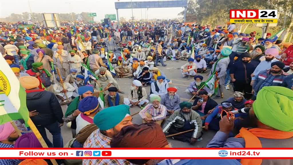 शंभू - खनौरी बॉर्डर पर किसान निकालेंगे कैंडल मार्च, 29 फरवरी तक आंदोलन होल्ड पर