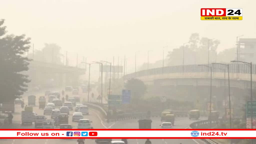 दिल्ली-NCR में फिर जहरीली हुई हवा, AQI लेवल 450 के पार