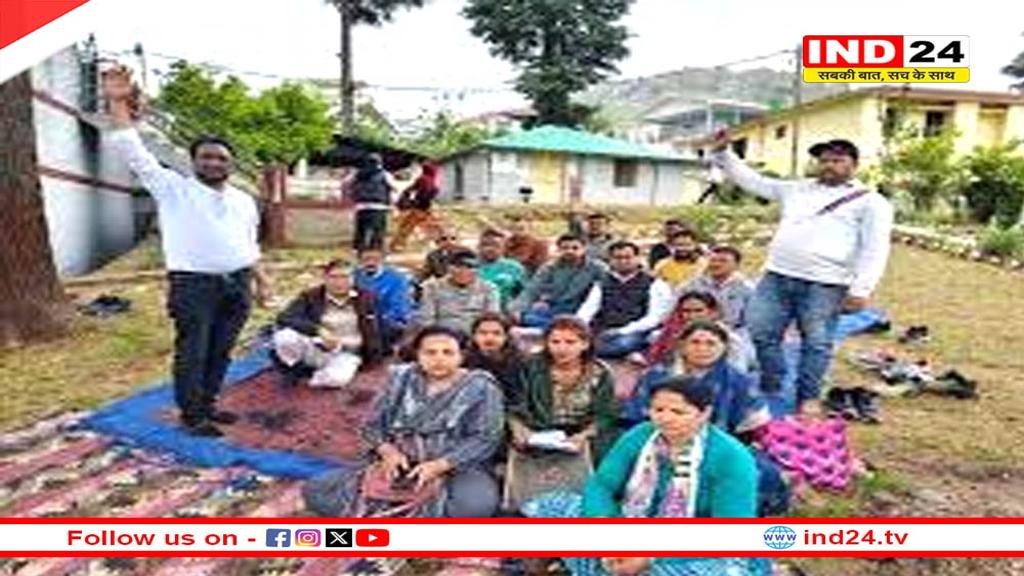 लोहाघाट में सरयू लिफ्ट योजना निर्माण की मांग ने पकड़ा जोर, ग्रामीणों का एसडीएम कार्यालय में धरना जारी