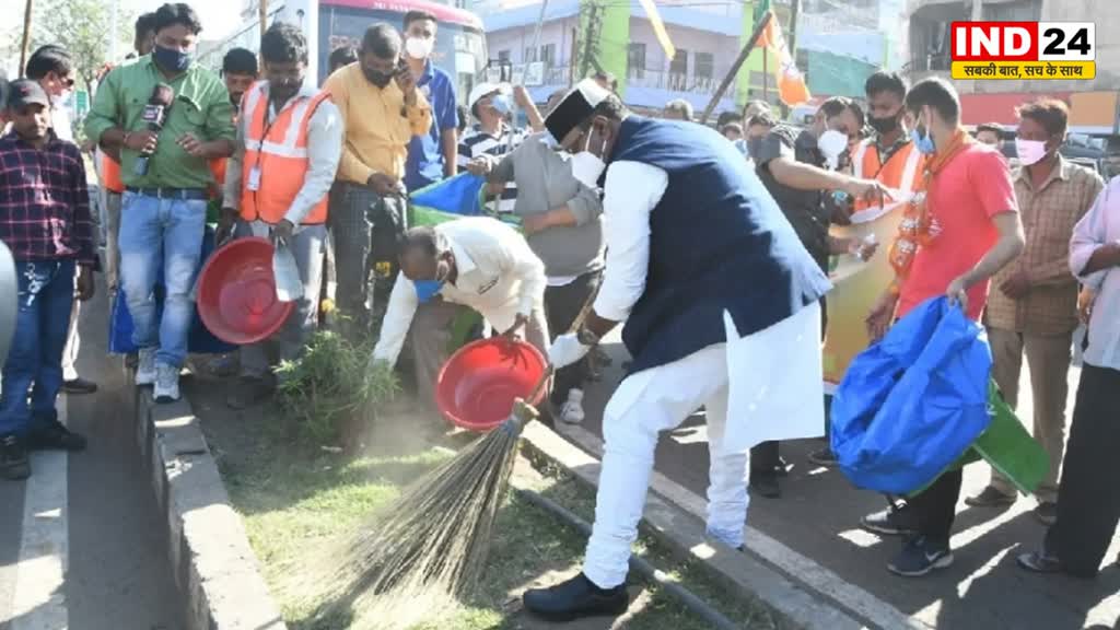 स्वच्छता अभियान: मंत्री विश्वास सारंग बोले- PM मोदी ने गांधी जी के सपने को जमीन पर उतारने का किया काम
