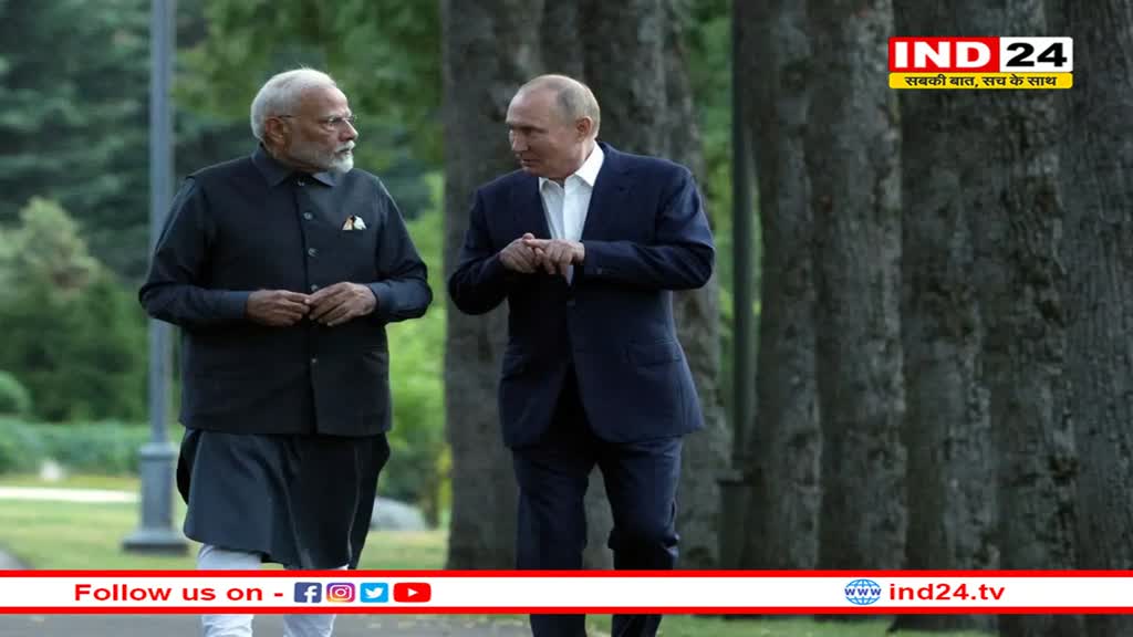 निजी मुलाकात: पुतिन ने PM मोदी को गले लगाया, गोल्फ कार्ट में घुमाया