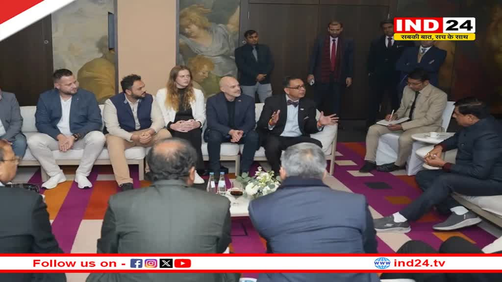 सीएम डॉ.मोहन यादव ने जर्मनी में उद्योगपतियों से किया संवाद...कृषि,  नई तकनीक, भारी उद्योग क्षेत्र में निवेशकों ने जताई इच्छा