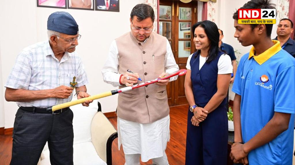 सीएम धामी पहुंचे हरिद्वार , स्टेडियम नाम परिवर्तन विवाद पर लगाया विराम