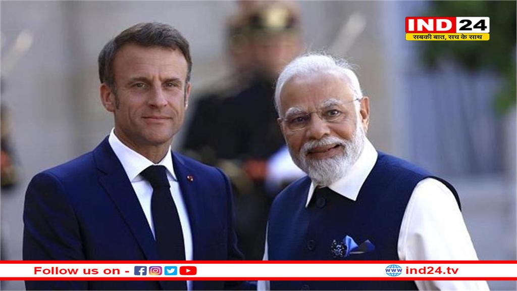 PM मोदी और फ्रांस के राष्ट्रपति मैक्रों ने फोन पर की बात