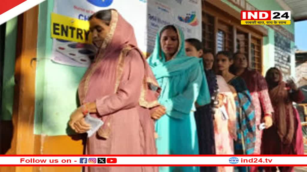 जम्मू कश्मीर में 11 बजे तक 26 फीसदी वोटिंग, शांतिपूर्ण तरीके से हो रहा मतदान