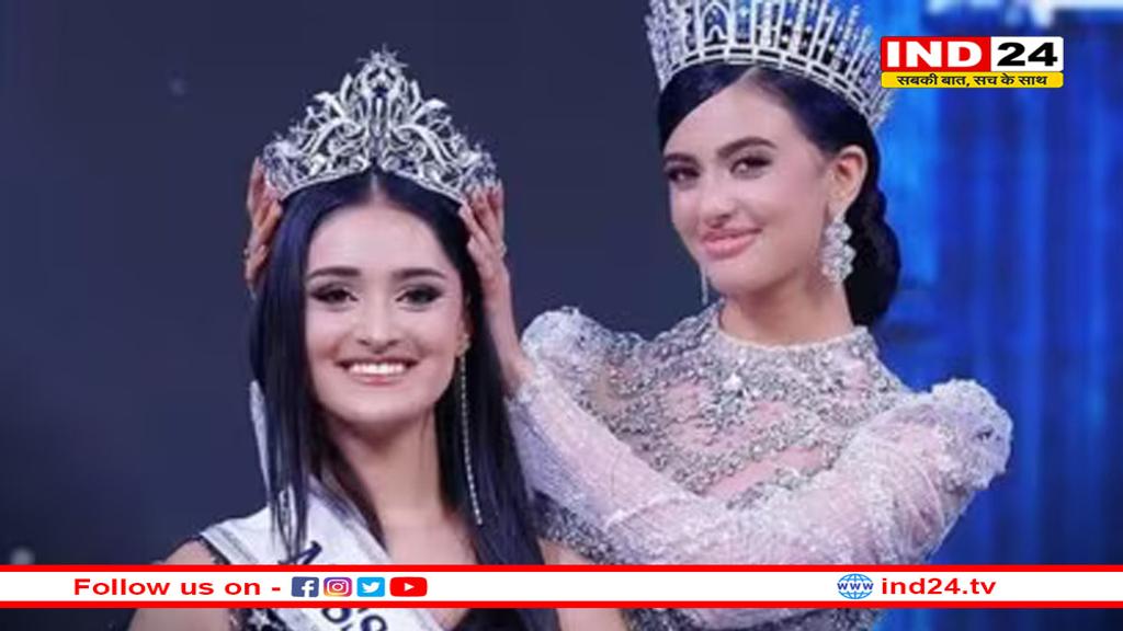 मनिका विश्वकर्मा के सिर सजा मिस यूनिवर्स इंडिया का ताज
