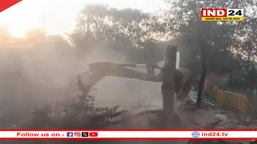 राजधानी भोपाल में बड़ा बुलडोजर एक्शन, जमींदोज 40 साल पुराना मार्केट