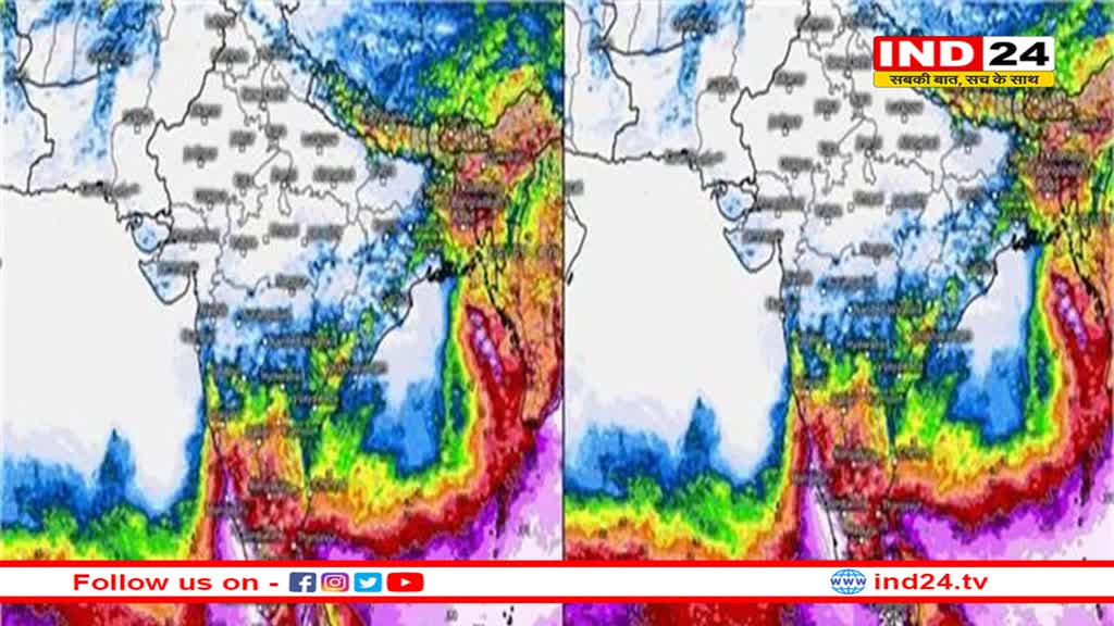 भारत के लिए बाढ़ की चेतावनी: बहुत भारी बारिश होने की उम्मीद 
