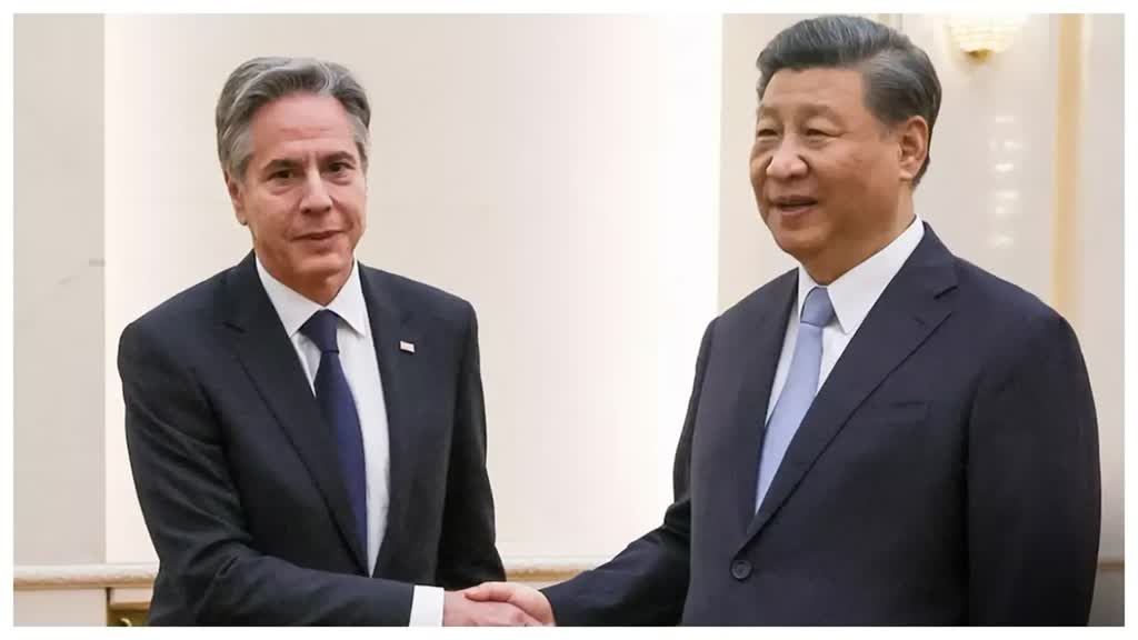 अमेरिकी विदेश मंत्री ब्लिंकन ने की शी चिनफिंग से मुलाकात, दोनों देशों के संबंधों में सुधार पर हुई बातचीत