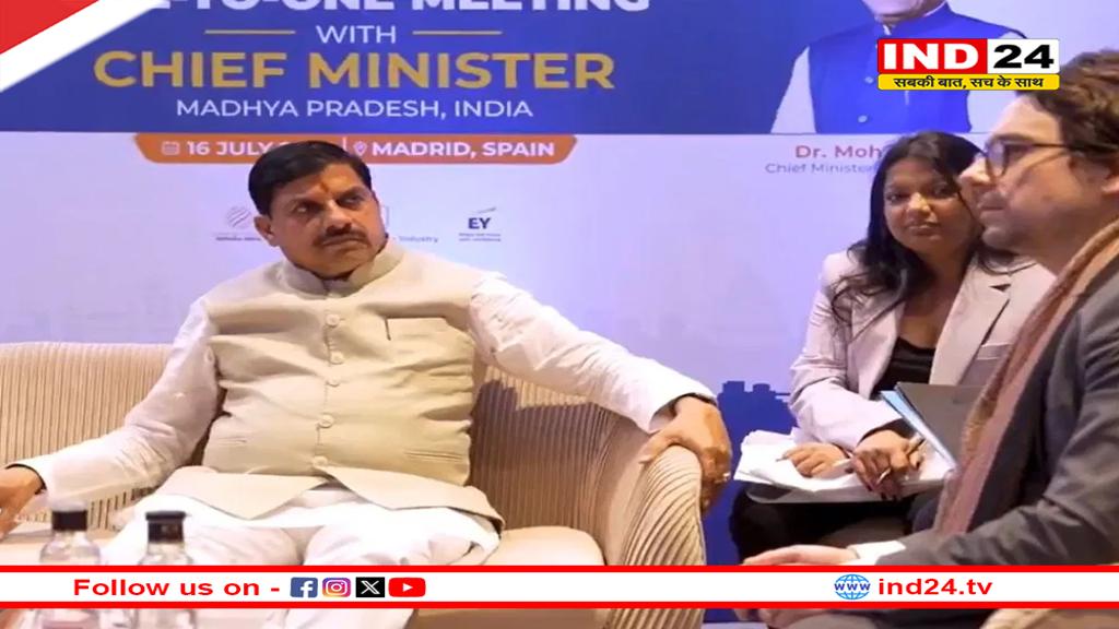 रॉयल पैलेस ऑफ मैड्रिड भारत से दशकों पुराने रणनीतिक संबंधों का प्रतीक-  CM डॉ. मोहन यादव