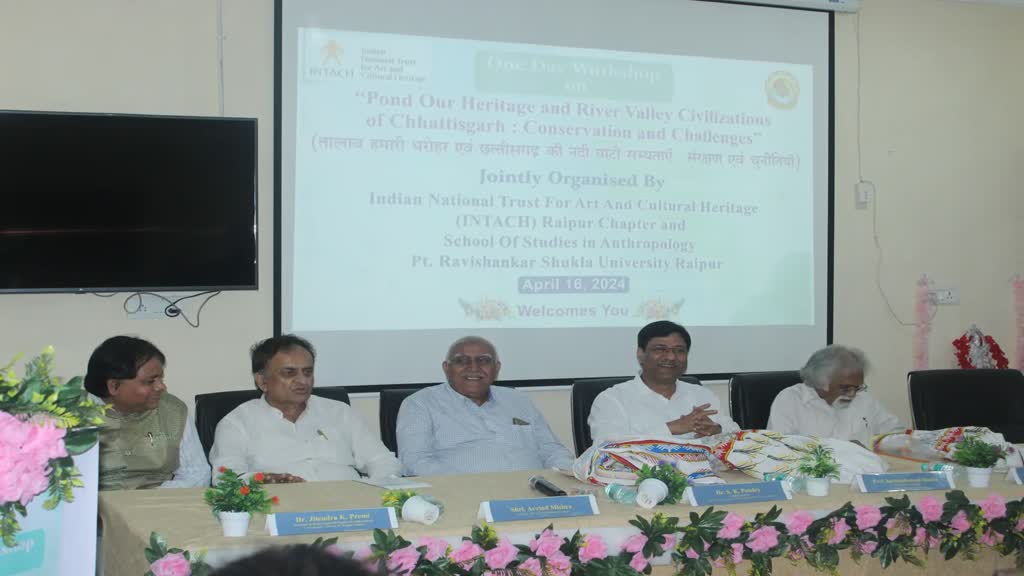 CG NEWS : रायपुर में एक दिवसीय कार्यशाला का हुआ आयोजन,  पूर्व कुलपति डॉ. एसके पांडे ने कहा -  हमें तालाब को सुरक्षित करके भावी पीढ़ी को सौंपने चाहिए...