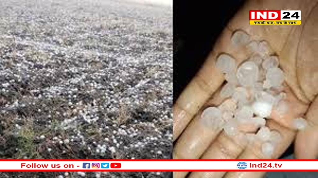 आज MP के 7 जिलों में ओले गिरने का अलर्ट
