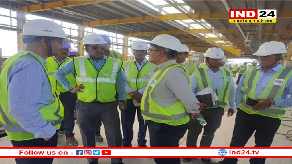 एमपी मेट्रो रेल कॉरपोरेशन के प्रबंध संचालक इंदौर पहुंचे, मेट्रो ट्रेन के संचालन को लेकर किया निरीक्षण