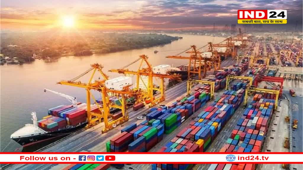 भारत का निर्यात 9% बढ़कर 38.13 अरब डॉलर, व्यापार घाटा 7 माह के शीर्ष पर