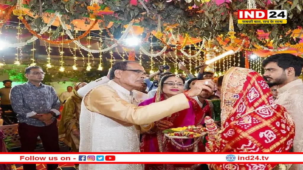 शिवराज-साधना ने ससुराल में कुछ इस अंदाज में किया बहू रिद्धि का स्वागत