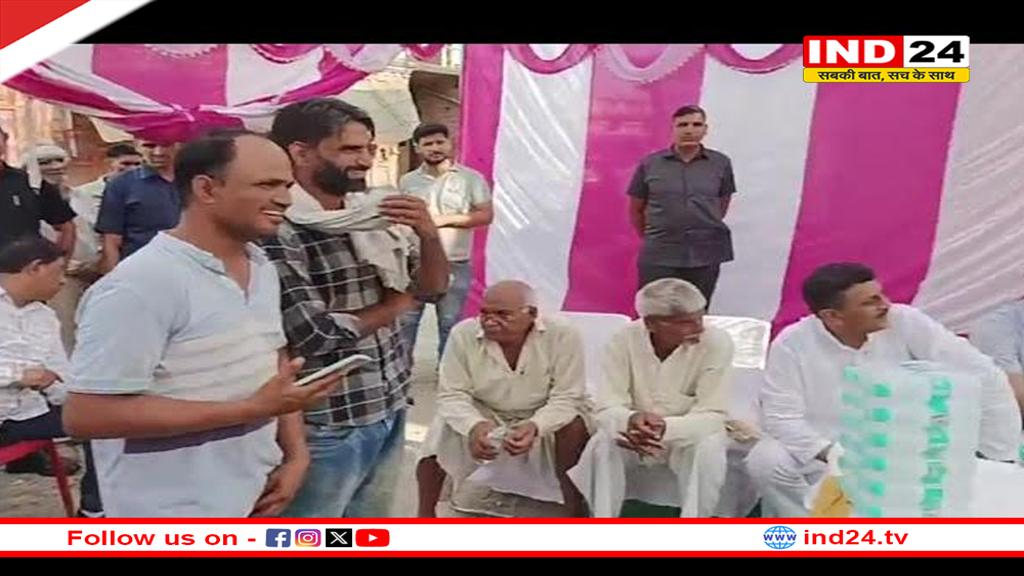 पूर्व मंत्री करतार भड़ाना का मंगलौर दौरा, ग्रामीणों से की मुलाकात और विकास की बातें