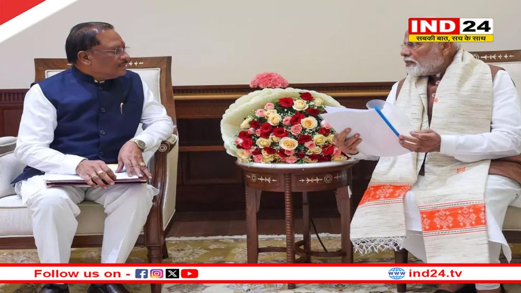 CM साय ने प्रधानमंत्री को सौंपा बस्तर के विकास का रोडमैप