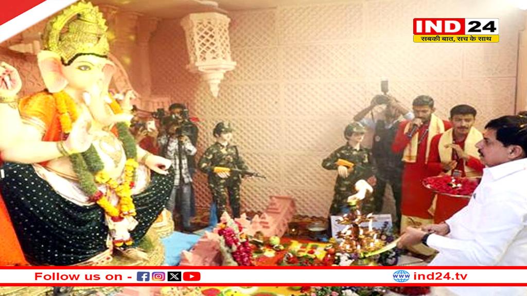 गणेश उत्सव में भी थीम बना ऑपरेशन सिंदूर, युवाओं में राष्ट्र प्रेम सराहनीय : मुख्यमंत्री डॉ. मोहन यादव