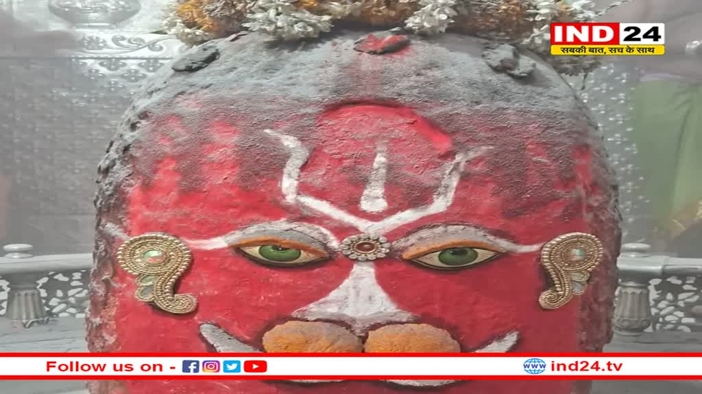 भस्मारती में हनुमान स्वरूप में सजे बाबा महाकाल, चंदन, अबीर और गुलाल से किया अलौकिक श्रृंगार