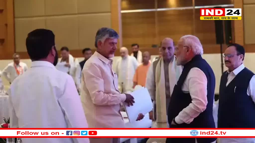 कांग्रेस जनता को गुमराह करती है, NDA के मुख्यमंत्रियों की बैठक में बरसे पीएम मोदी