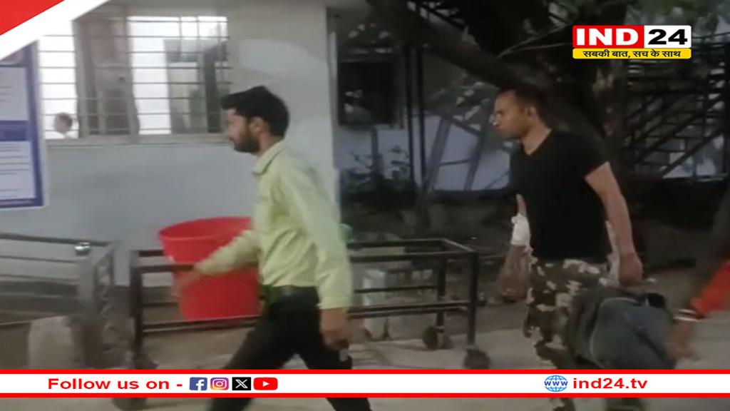 सागर में पुलिस टीम पर हमला, दो पुलिसकर्मी घायल