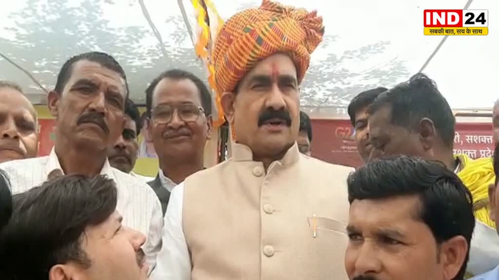 MP के गृहमंत्री डॉ. नरोत्तम मिश्रा ने कहा - कांग्रेस झूठ बोलने की मशीन है 