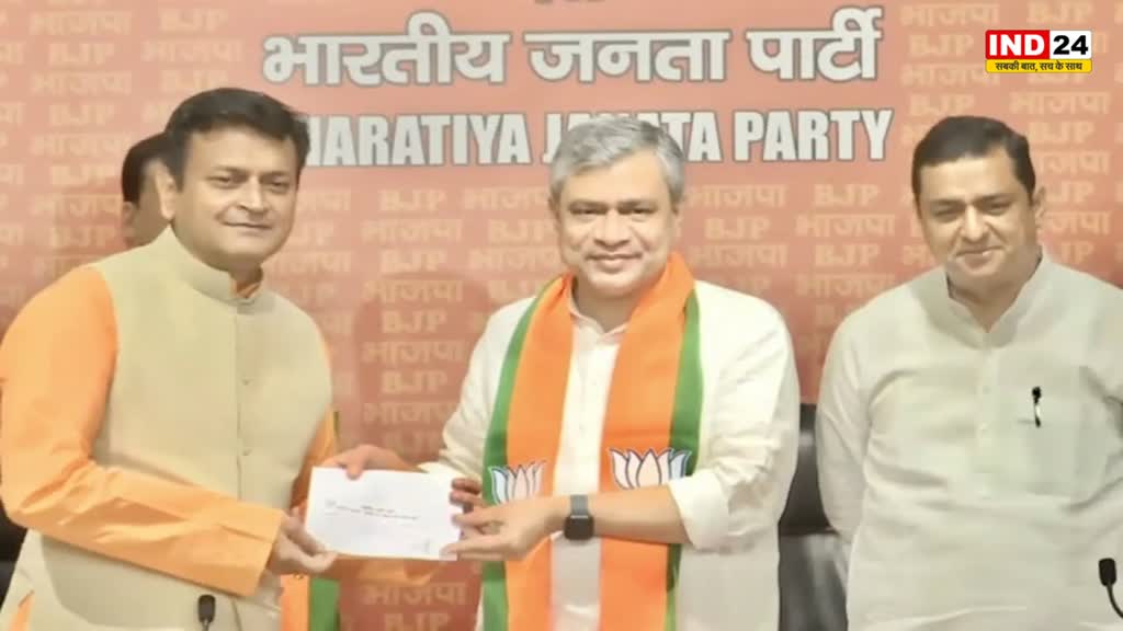 Ajay Alok: अजय अलोक ने थामा भाजपा का दामन, बोले - ऐसा लग रहा है कि अपने परिवार में आया हूं