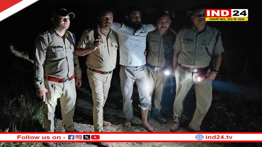 मंगलौर में पुलिस और बदमाशों के बीच मुठभेड़, चेकिंग के दौरान बदमाशों ने की फायरिंग