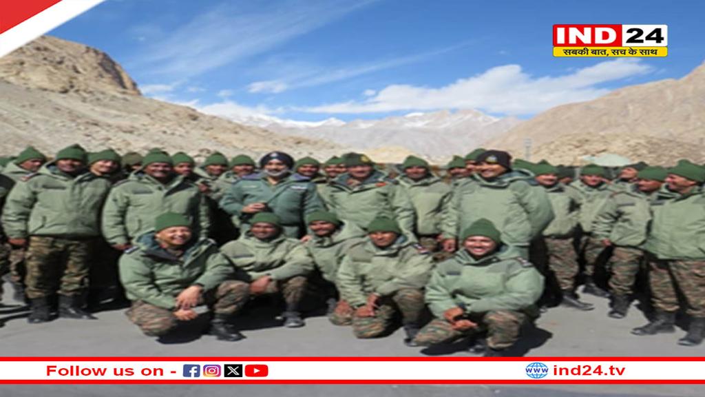 लद्दाख से सियाचिन तक जवानों ने मनाई दीपावली, वायुसेना प्रमुख भी रहे मौजूद