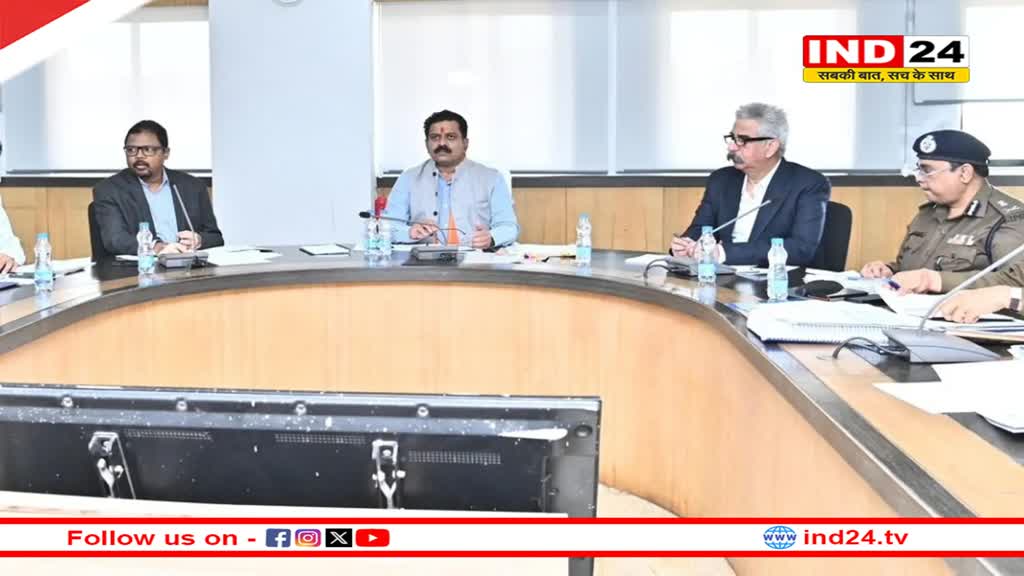 नक्सल घटना के बाद पुलिस विभाग की बड़ी बैठक, उपमुख्यमंत्री विजय शर्मा कर रहे नक्सल ऑपरेशन और कानून व्यवस्था की समीक्षा
