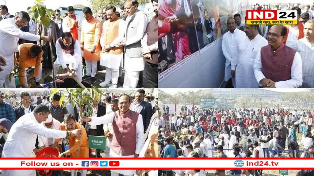 Bhopal News: सीएम शिवराज के पौधरोपण के हुए पूरे दो साल, अब तक लगाए 67 लाख से भी ज्यादा पौधे