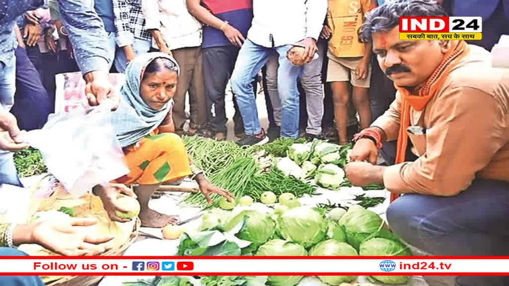 सब्जी मंडी में अचानक खरीददारी करने पहुंचे डिप्टी CM विजय शर्मा