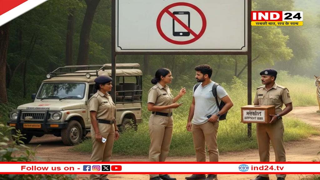 कान्हा, पेंच, सतपुड़ा- MP के इन टाइगर रिजर्व में अब नहीं ले पाएगे सेल्फी, मोबाइल ले जाने पर लगा बैन